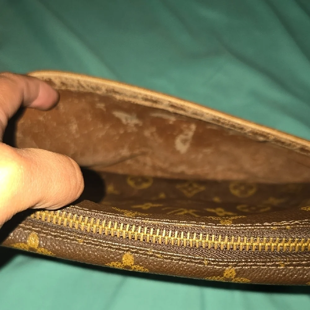 Authentic Vintage Louis Vuitton Jeune Fille MM Monogram Tan&Brown Crossbody Bag